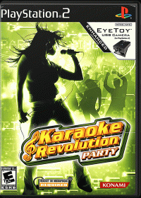 Karaoke Revolution Party w/ Microphone Playstation 2 US box art